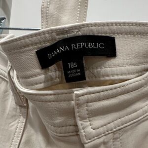 Banana Republic Off-White Trousers